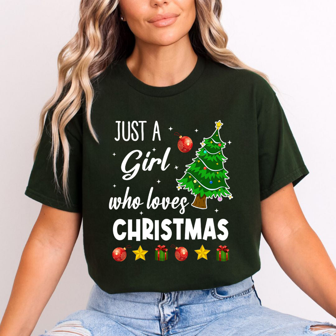 Just A Girl Who Loves Christmas(New) - Unisex T-Shirt