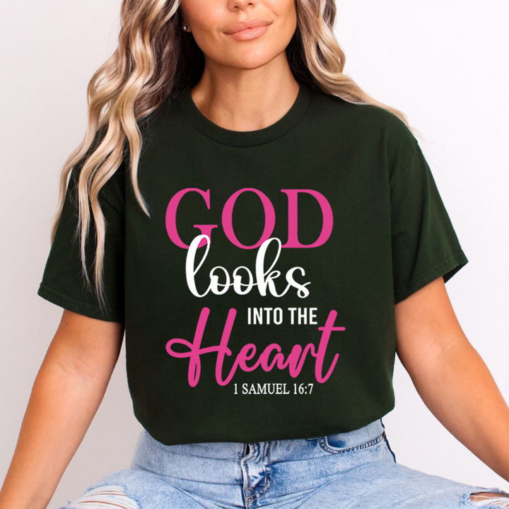 God Looks Into The Heart - Unisex T-Shirt