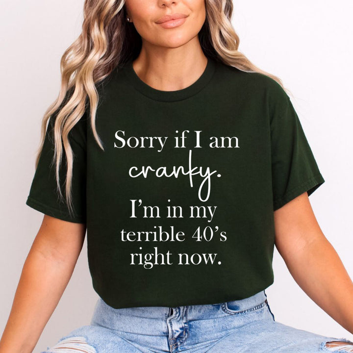 Sorry If I'm Cranky - Unisex T-Shirt