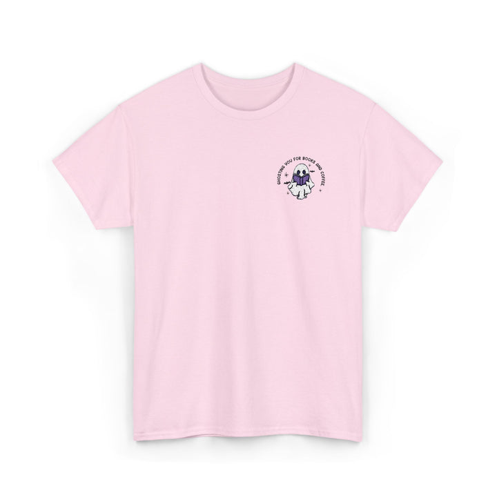 Ghosting You For Books And Coffee - Embroidery Design (T-Shirt)