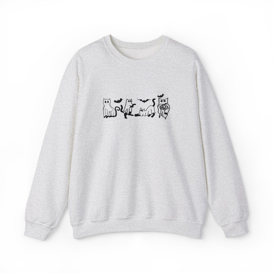 Halloween Ghost Cats - Embroidery Design (Sweatshirt & Hoodie)