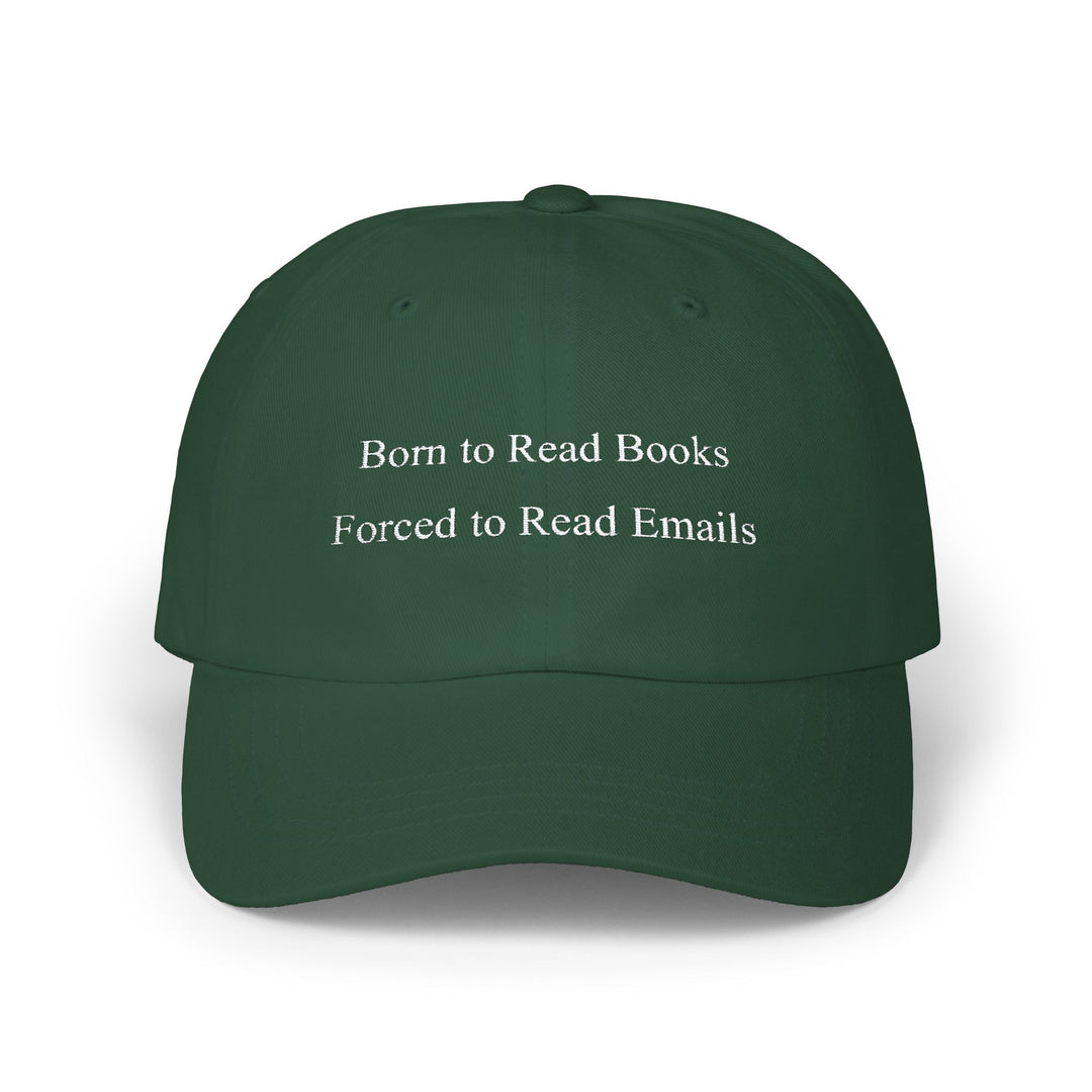 Born To Read Books - Embroidery Design (Cap)