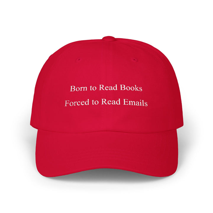 Born To Read Books - Embroidery Design (Cap)