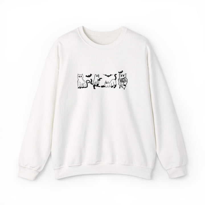 Halloween Ghost Cats - Embroidery Design (Sweatshirt & Hoodie)
