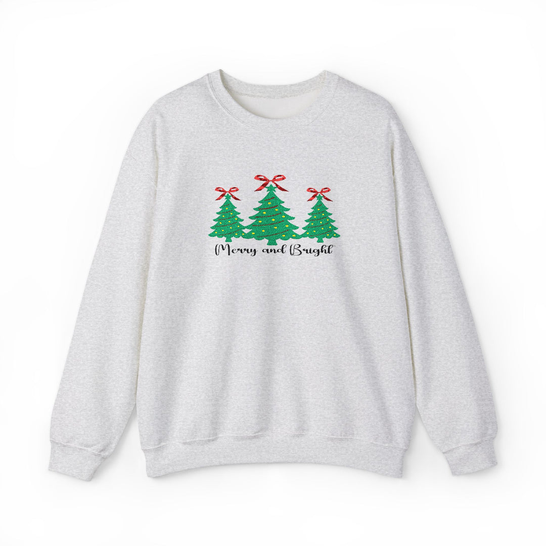 Merry And Bright - Embroidery Design (Sweatshirt & Hoodie)