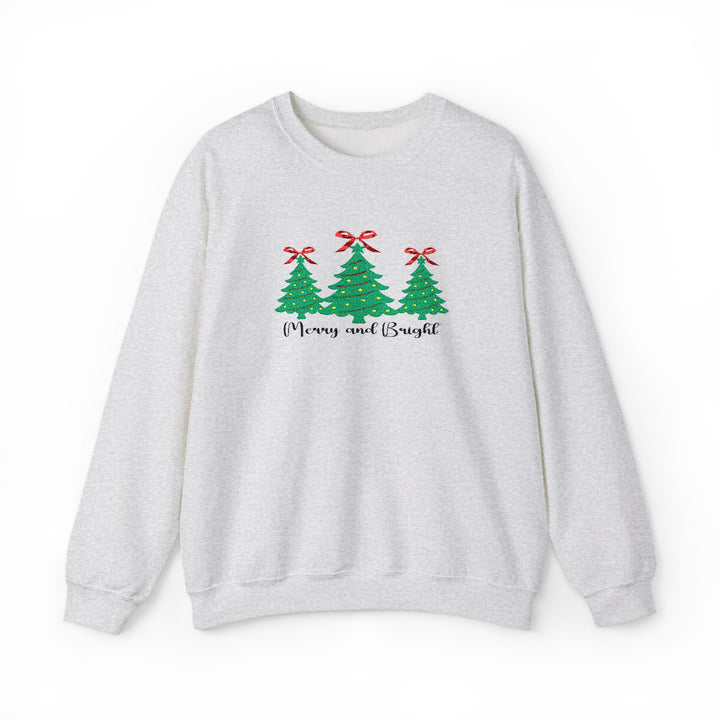 Merry And Bright - Embroidery Design (Sweatshirt & Hoodie)