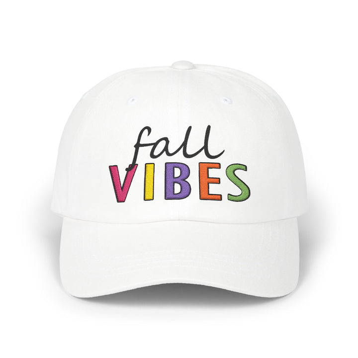 Fall Vibes - Embroidery Design (Cap)