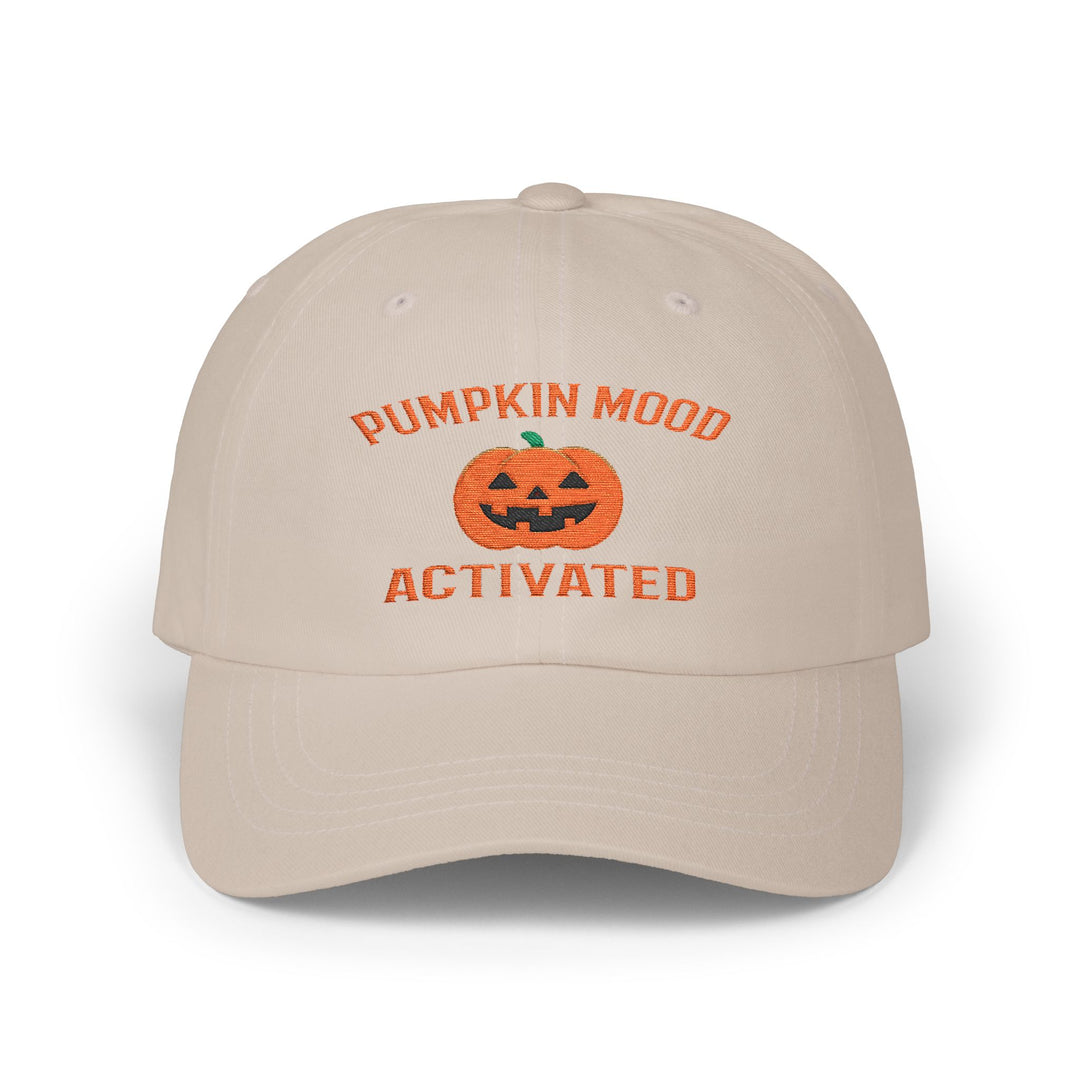 Pumpkin Mood Activated - Embroidery Design (Cap)