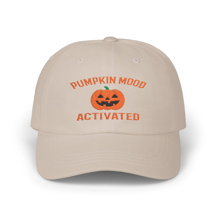 Pumpkin Mood Activated - Embroidery Design (Cap)