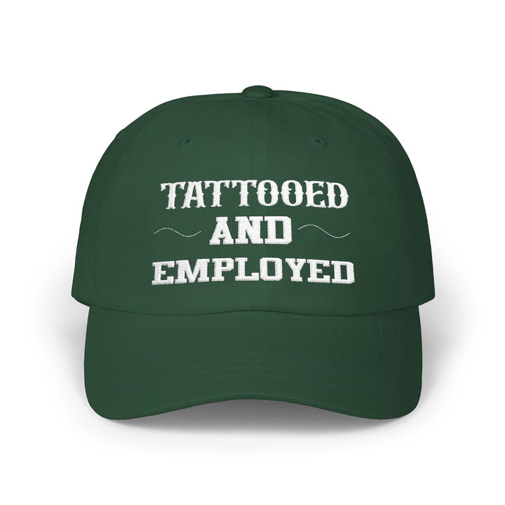 Tattooed And Employed - Embroidery Design (Cap)