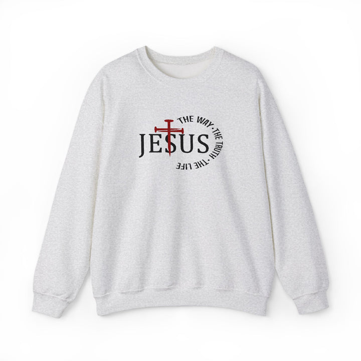 Jesus The Way The Truth - Embroidery Design (Sweatshirt & Hoodie)