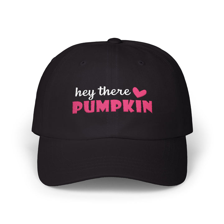 Hey There Pumpkin - Embroidery Design (Cap)
