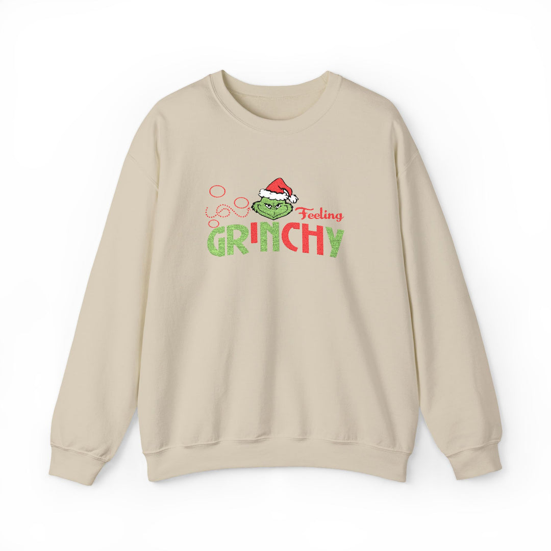 Feeling Grinchy - Embroidery Design (Sweatshirt & Hoodie)