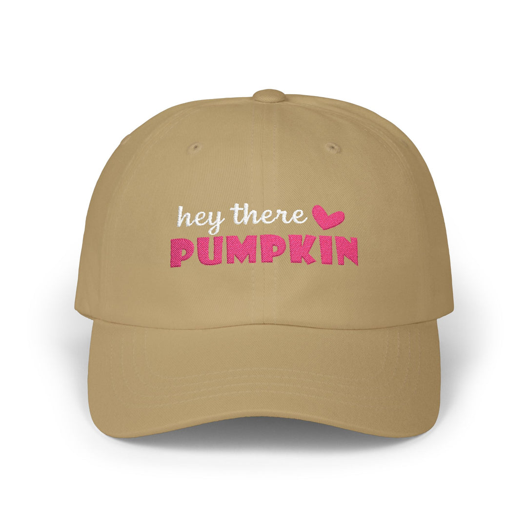 Hey There Pumpkin - Embroidery Design (Cap)