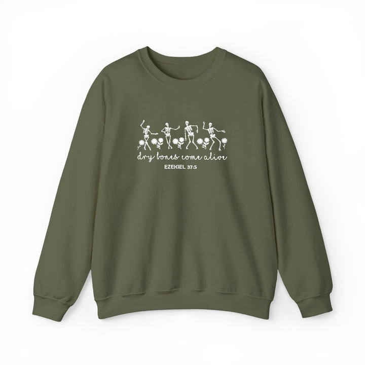 Dry Bones Come Alive - Embroidery Design (Sweatshirt & Hoodie)