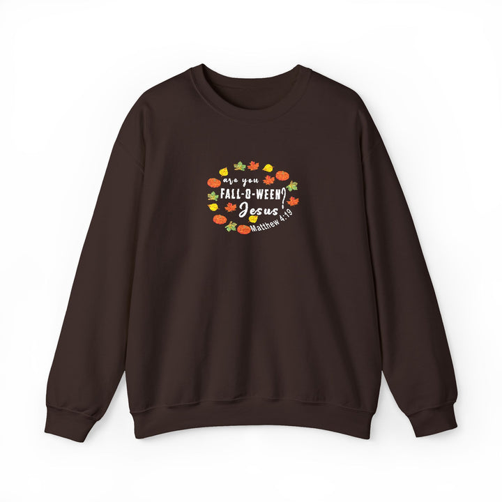 Are You Falloween Jesus - Embroidery Design (Sweatshirt & Hoodie)