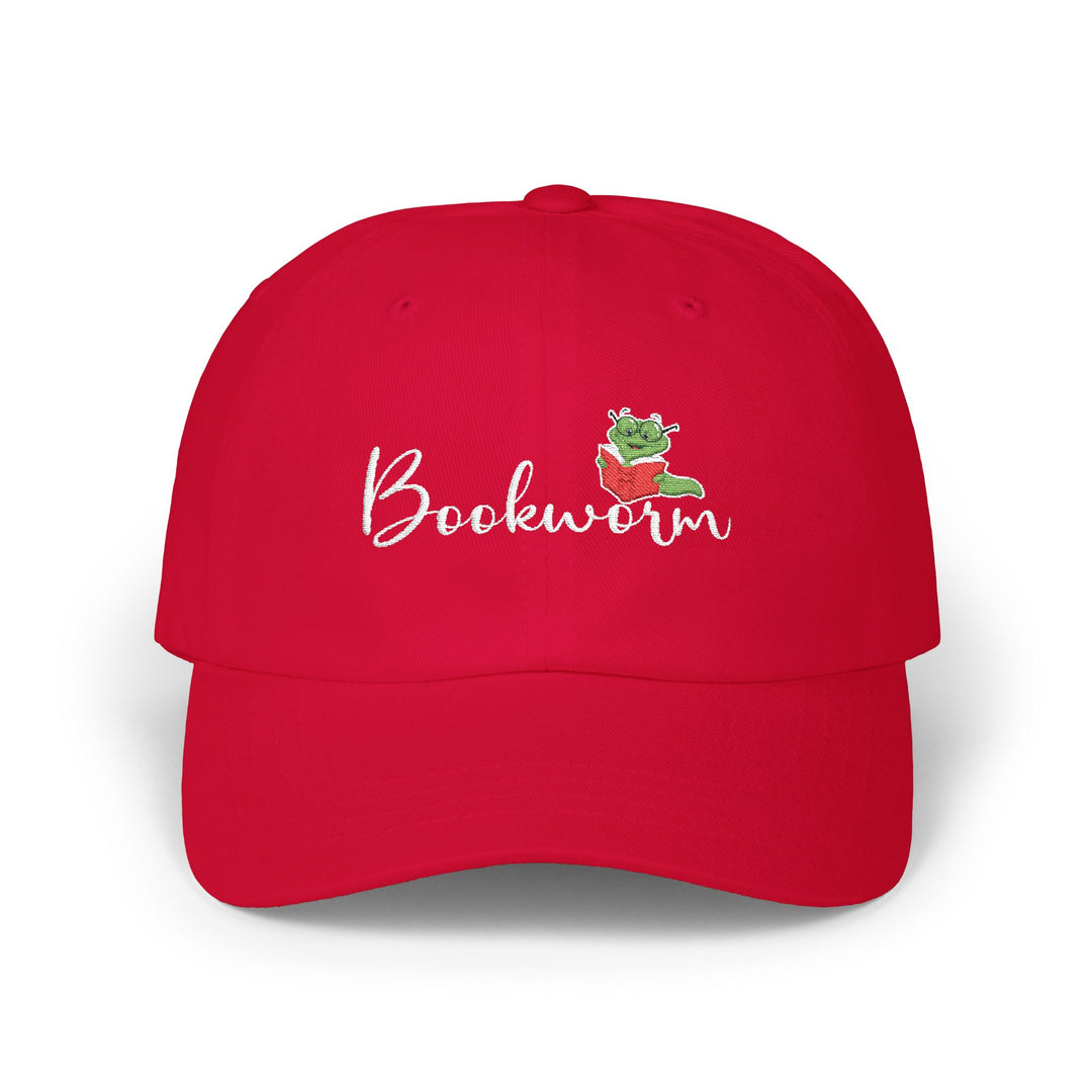 Bookworm - Embroidery Design (Cap)