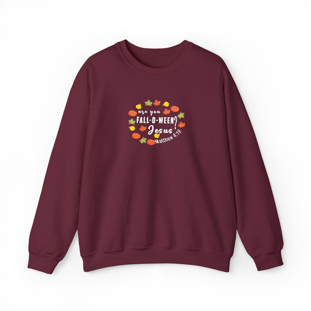 Are You Falloween Jesus - Embroidery Design (Sweatshirt & Hoodie)