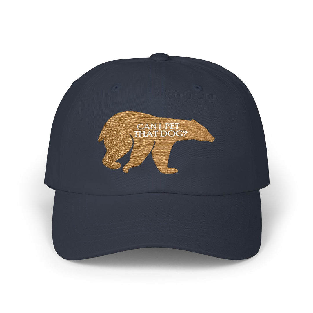 Can I Pet That Dog - Embroidery Design (Cap)