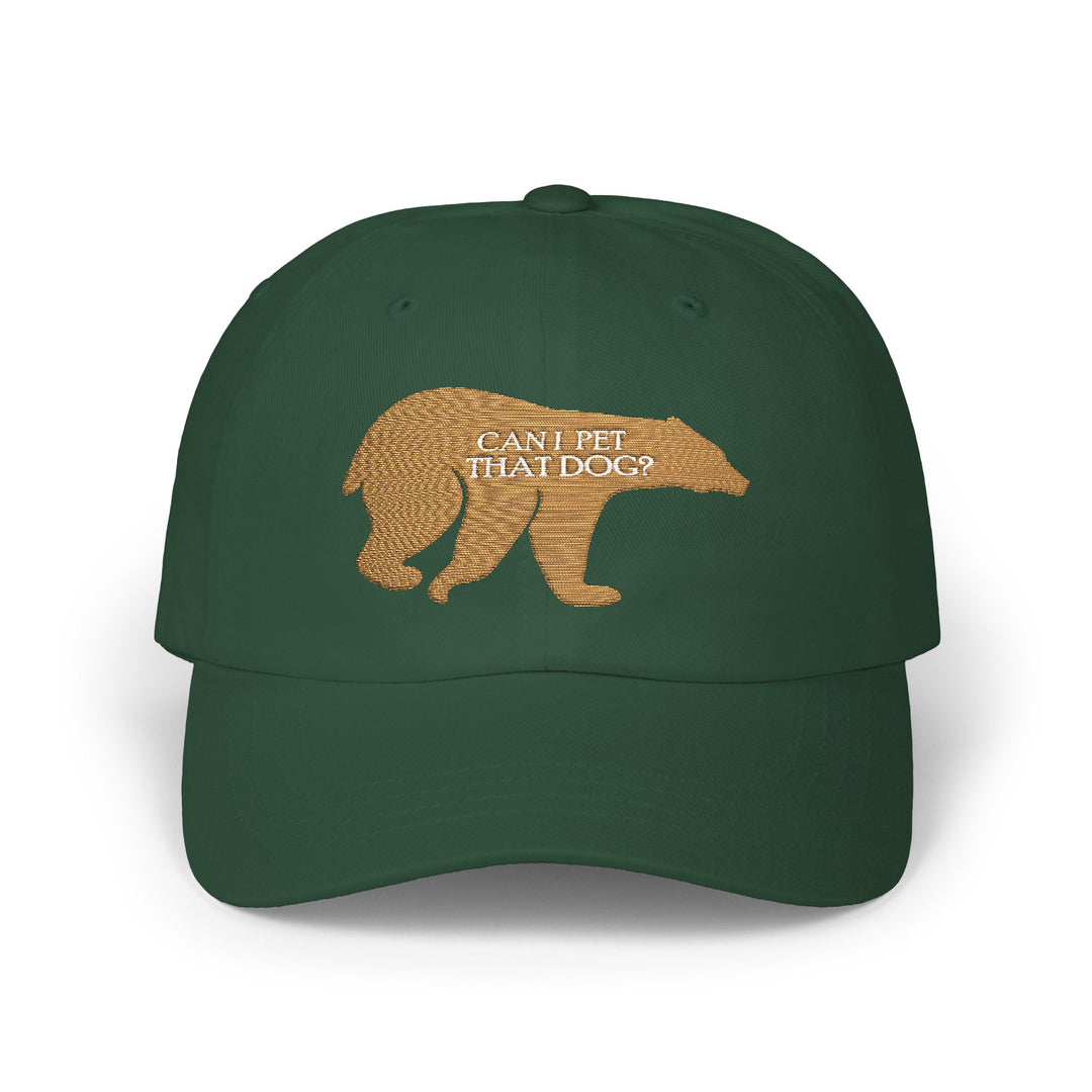 Can I Pet That Dog - Embroidery Design (Cap)