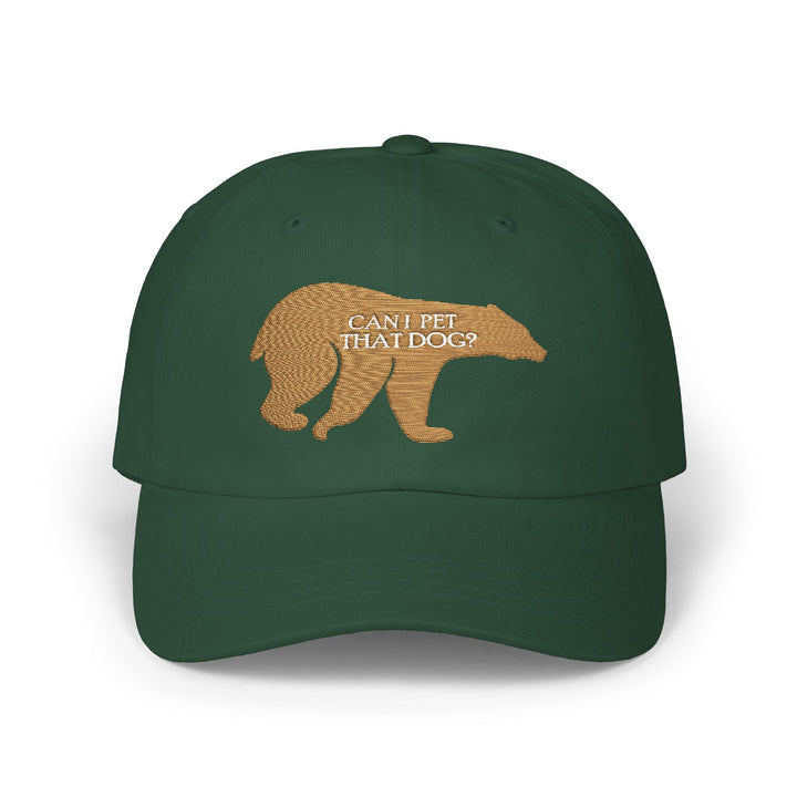 Can I Pet That Dog - Embroidery Design (Cap)