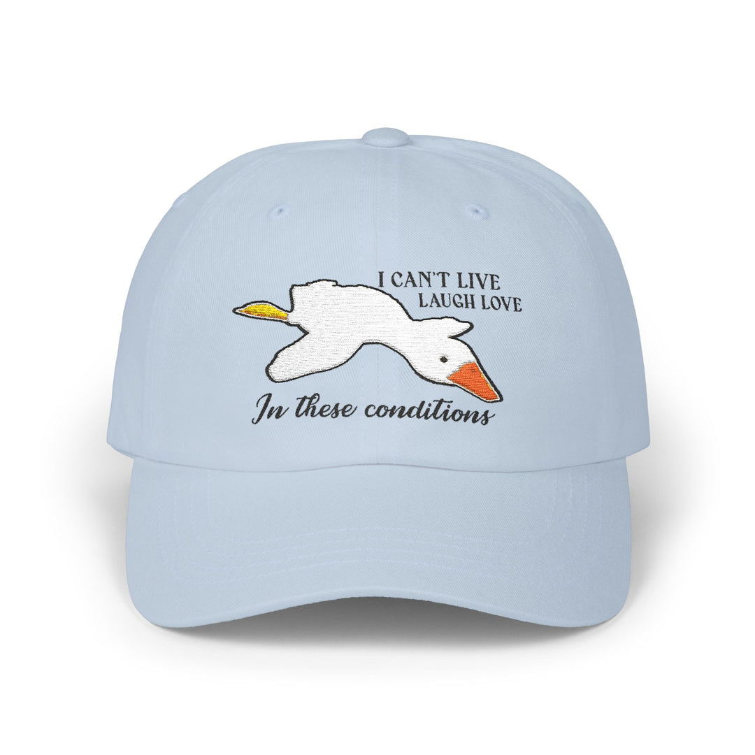 I Can't Live Laugh Love - Embroidery Design (Cap)