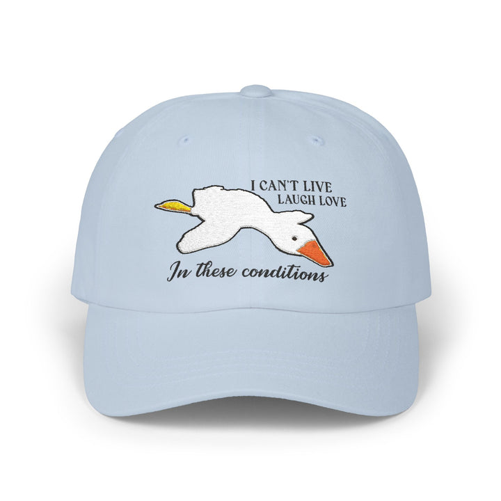 I Can't Live Laugh Love - Embroidery Design (Cap)