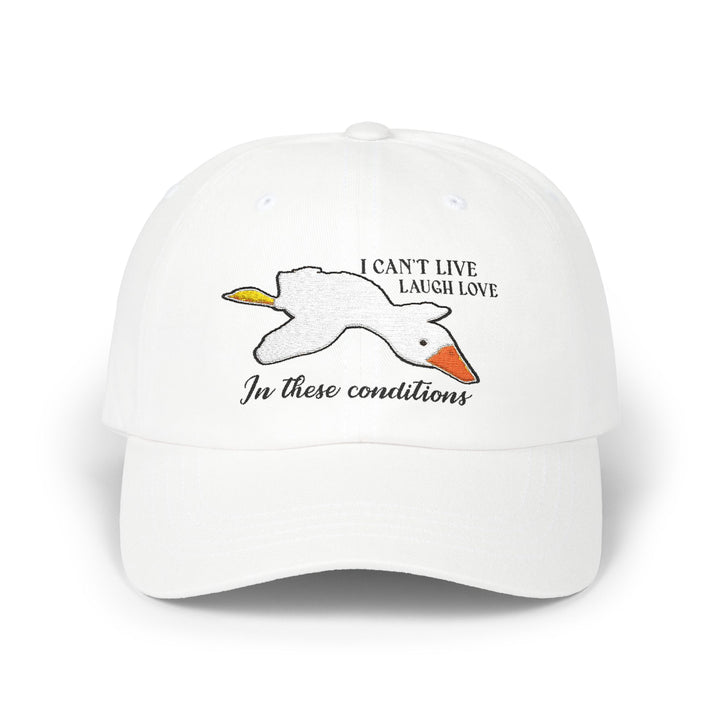 I Can't Live Laugh Love - Embroidery Design (Cap)