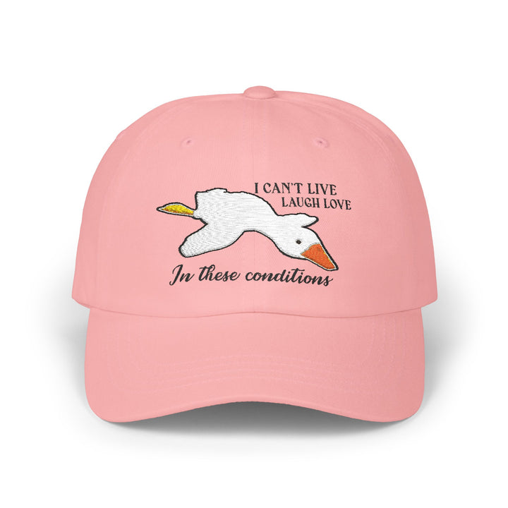 I Can't Live Laugh Love - Embroidery Design (Cap)