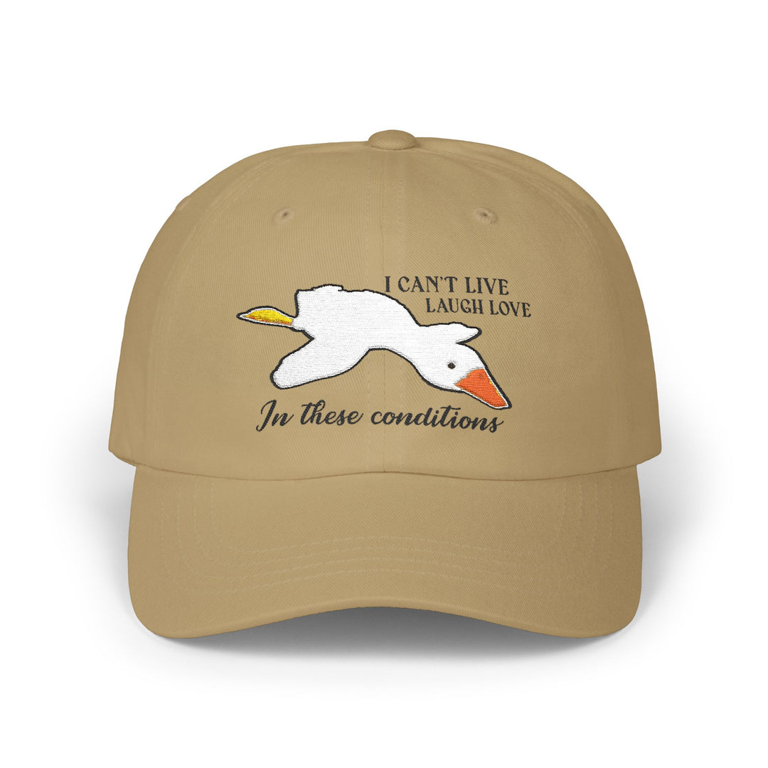 I Can't Live Laugh Love - Embroidery Design (Cap)