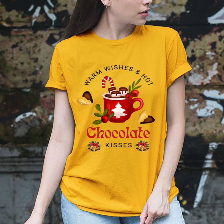 Warm Wishes Chocolate Kisses - Unisex T-Shirt