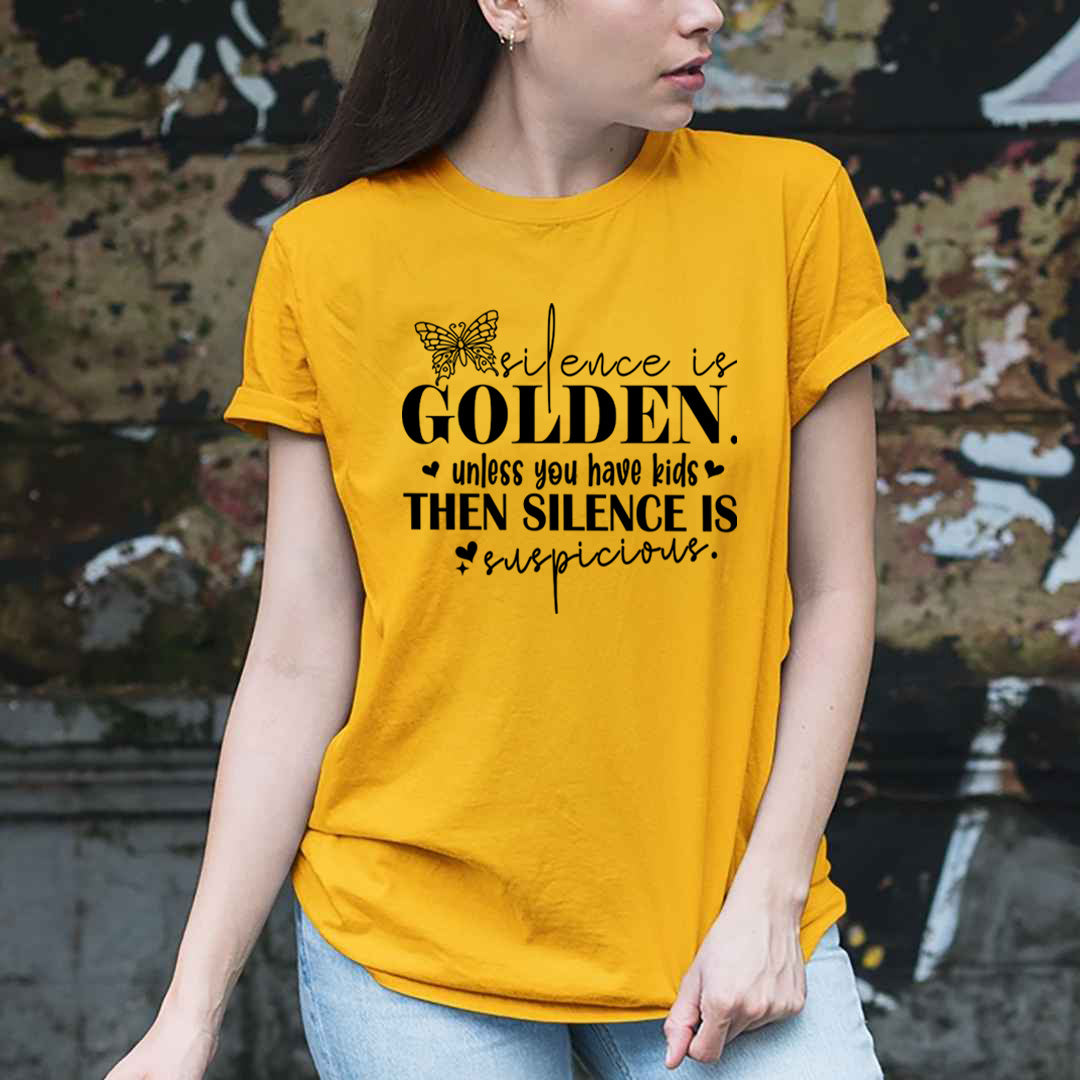 Silence Is Golden - Unisex T-Shirt