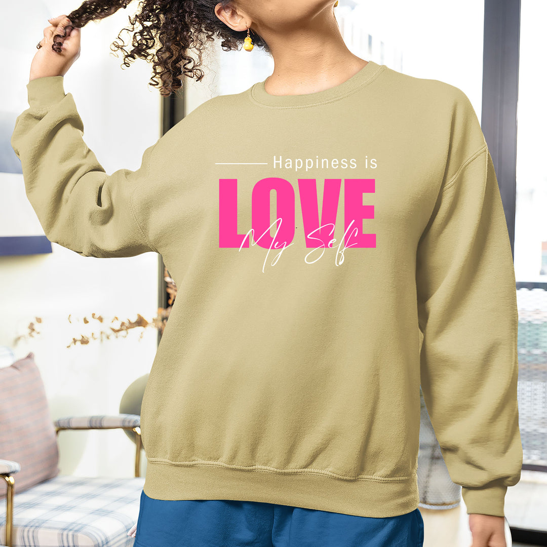 Happiness Is Love My Self - Sweatshirt