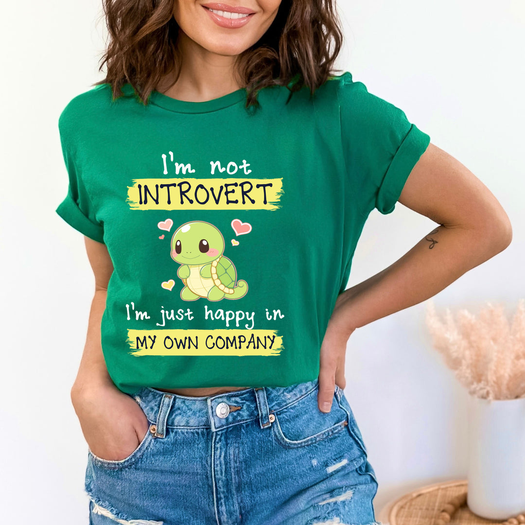 I'm Not Introvert - Bella canvas