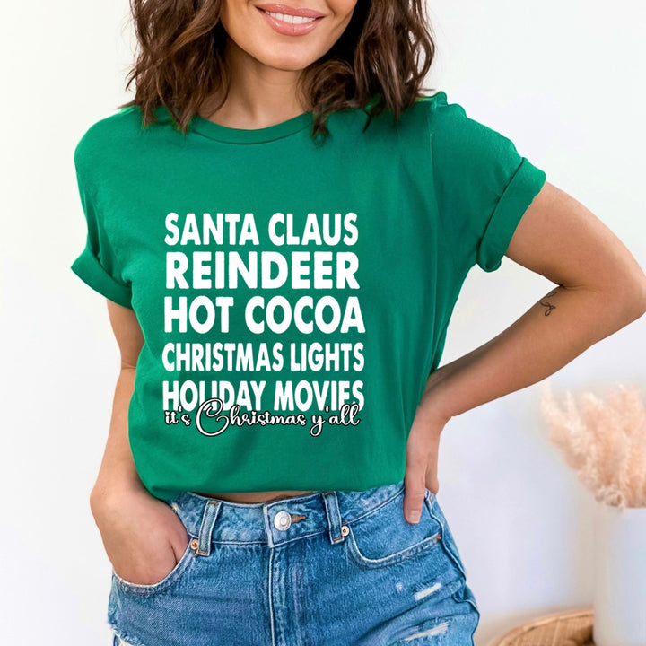 Christmas Lights Holiday Movies - Unisex T-Shirt