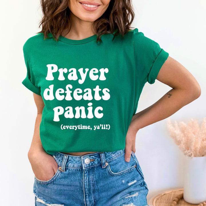 Prayer Defeats Panic - Bella canvas