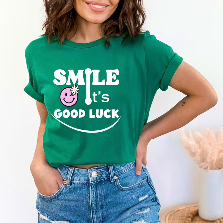 Smile It's Good Luck - Bella canvas