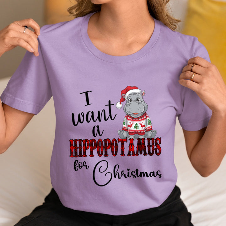 I Want A Hippopotamus For Christmas - Unisex T-Shirt