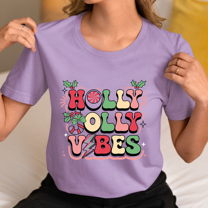 Holly Jolly Vibes new- Unisex T-Shirt