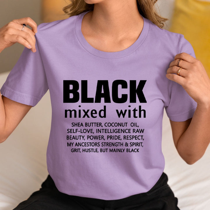 Black Mixed With Coconut Oil - Unisex T-Shirt