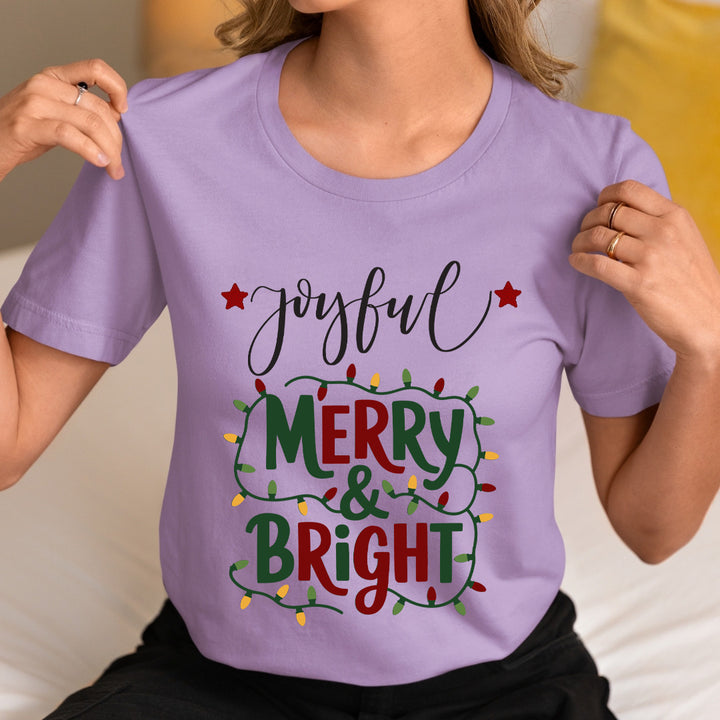 Joyful Merry & Bright - Unisex T-Shirt
