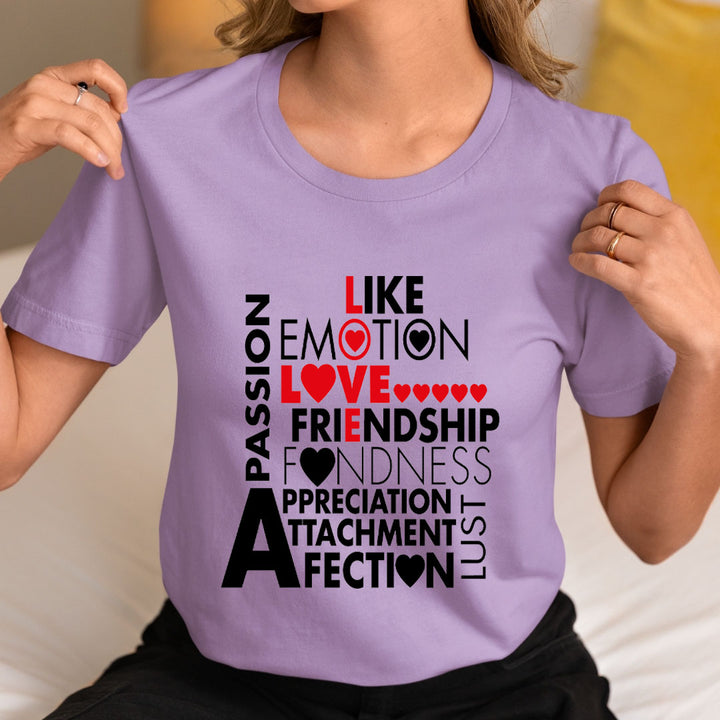 Like Emotion Love Friendship - Unisex T-Shirt