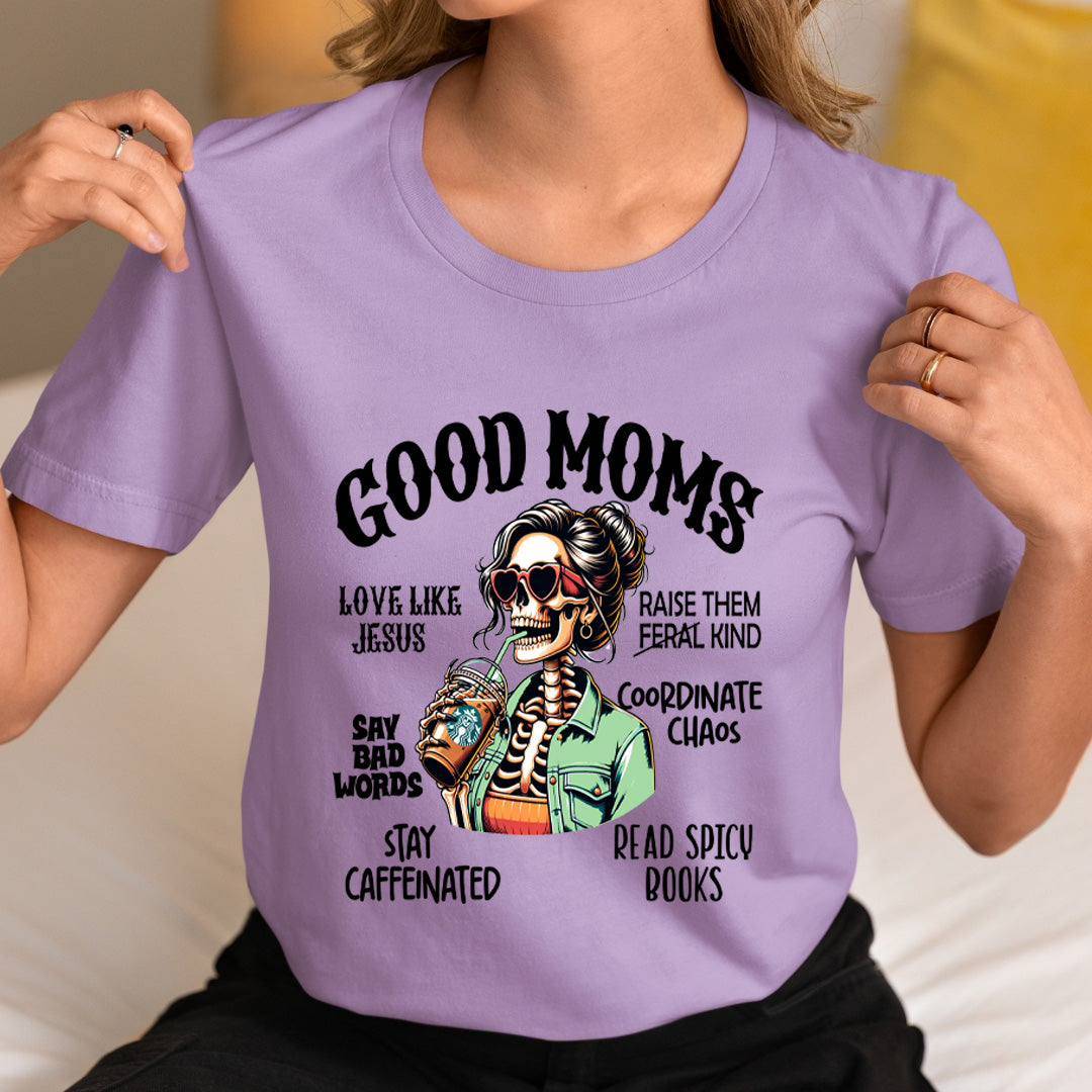 God Moms Stay Caffeinated - Unisex T-Shirt