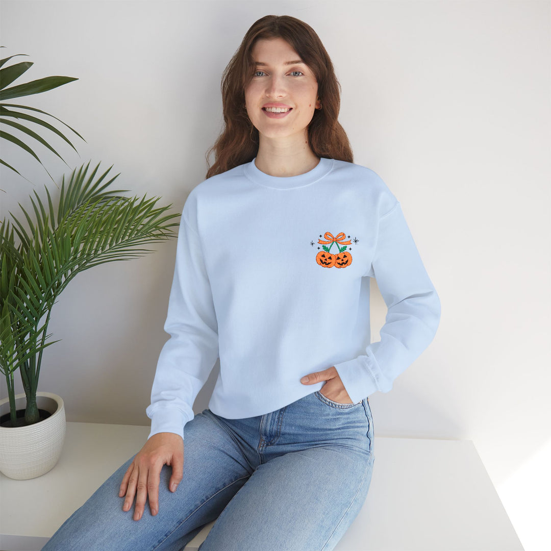 Pumpkin Cherries - Embroidery Design (Sweatshirt & Hoodie)