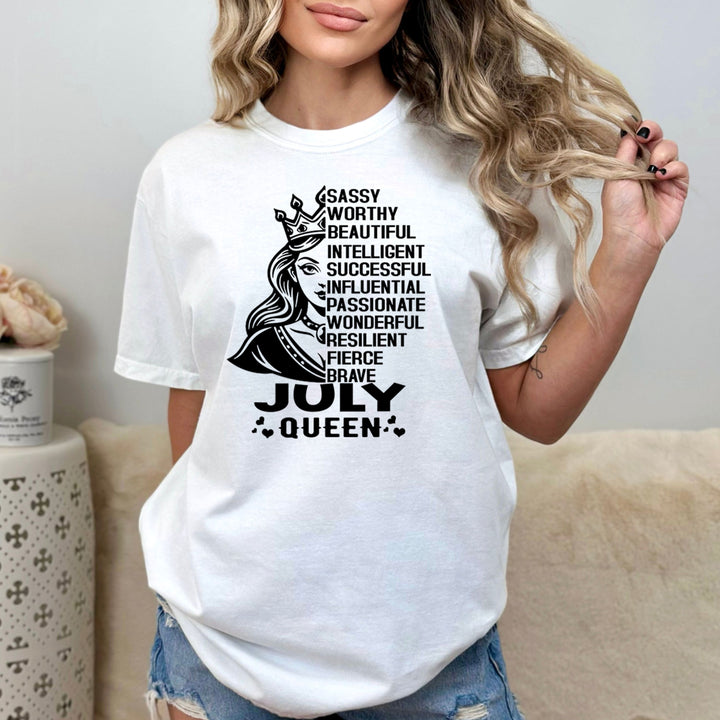 July Queen Worthy And Beautiful - Bella Canvas