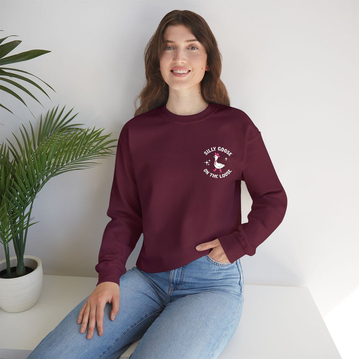 Silly Goose On The Loose - Embroidery Design (Sweatshirt & Hoodie)