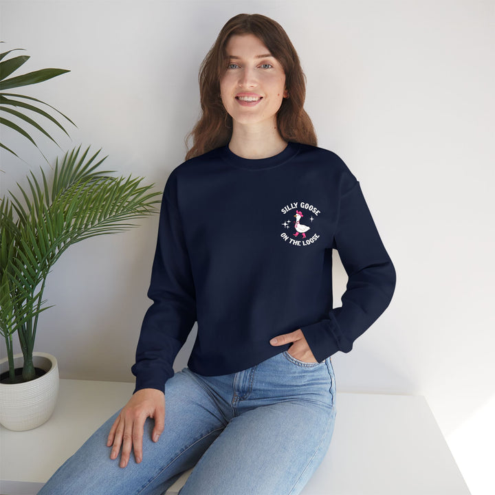 Silly Goose On The Loose - Embroidery Design (Sweatshirt & Hoodie)