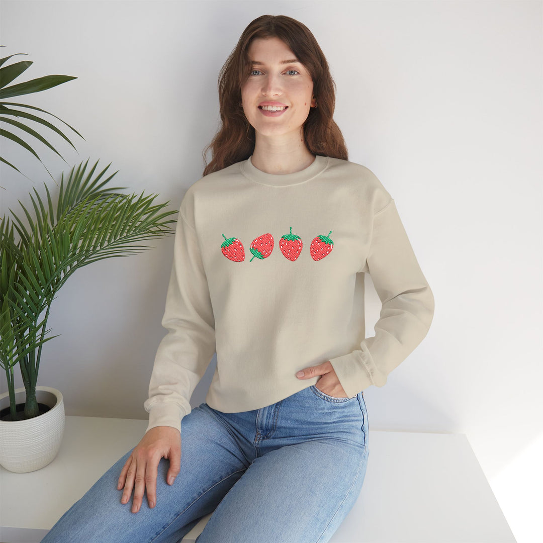 Strawberry - Embroidery Design (Sweatshirt & Hoodie)