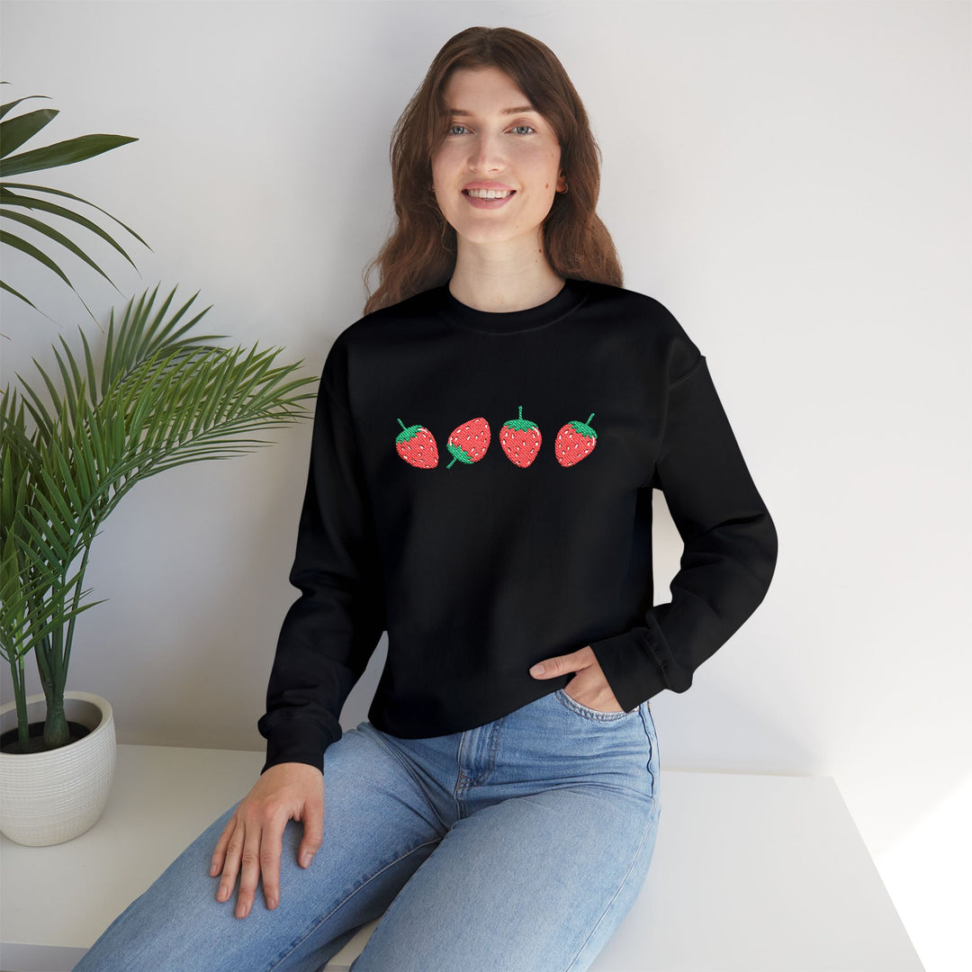Strawberry - Embroidery Design (Sweatshirt & Hoodie)