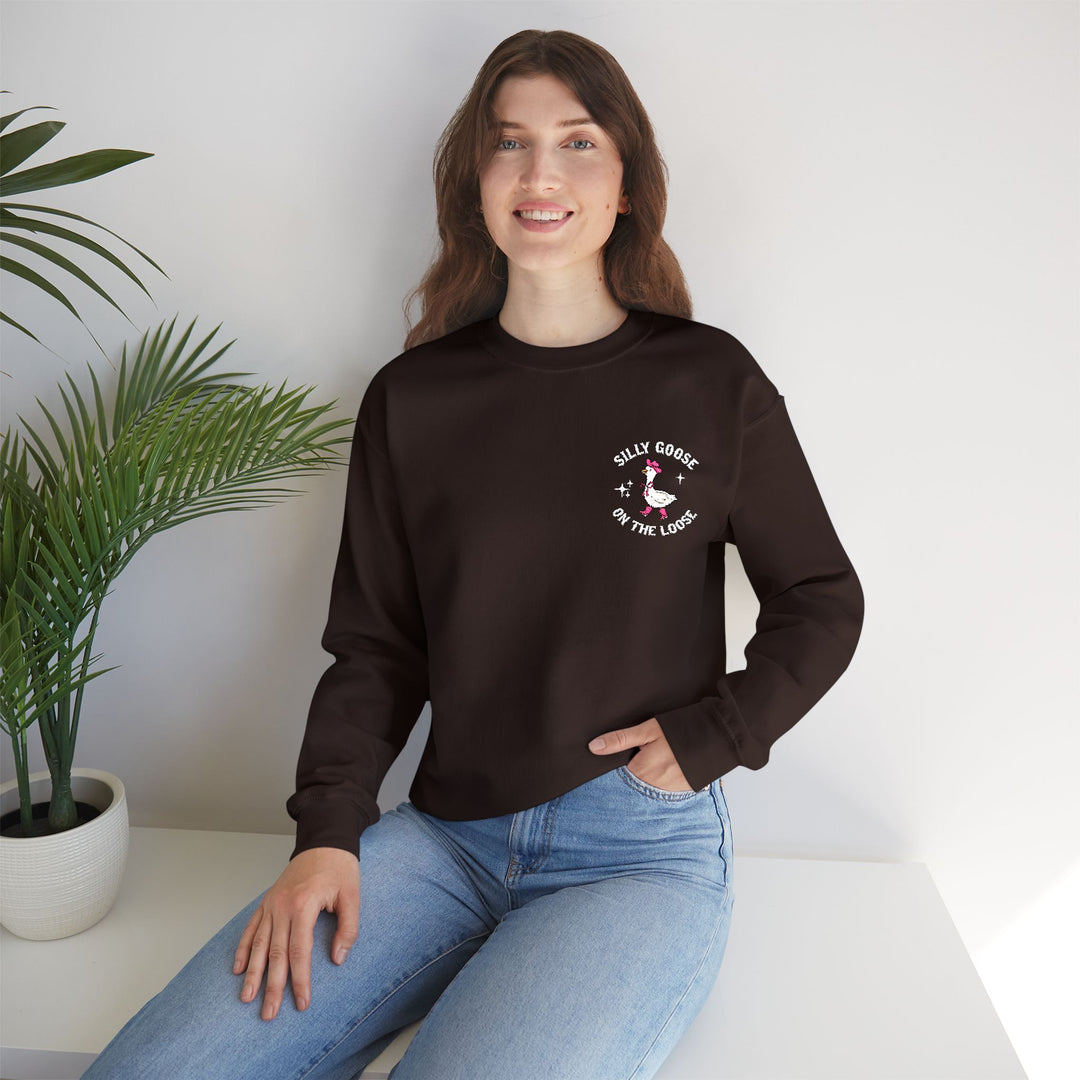 Silly Goose On The Loose - Embroidery Design (Sweatshirt & Hoodie)